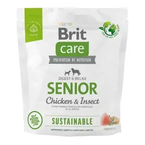 Brit Care Dog Sustainable Senior, Chicken & Insect, 1 kg