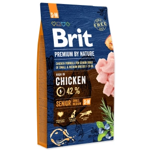 Brit Premium by Nature Senior S plus M 15 kg + 3 kg