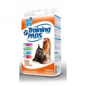 Covoras absorbant, Pet Pad Mon Petit Ami, 60x60 cm, 30 buc