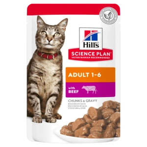 Hills SP Feline Adult Beef 85 g (plic)