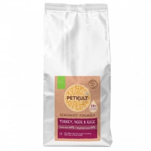 Hrana Semi-Umeda Caini Petkult Adult Talie Mica Curcan Caprioara Orez 1.5 kg