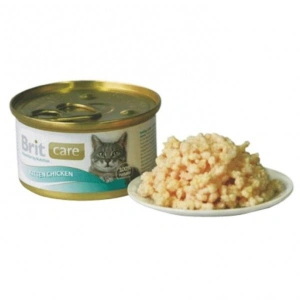 Hrana Umeda Pisici Brit Care Kitten Super Premium Pui 80g