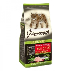 Hrana uscata pentru pisici Primordial Grain Free Urinary Curcan Hering 6 kg