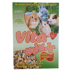 Hrana vitaminizata pentru rozatoare, Vitamix, cutie 400 gr
