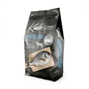 Kudo Senior, Light, All Breed - Hrana uscata, presata la rece - Peste - 12kg + cadou Kudo Carne Rosie si Legume - 3kg