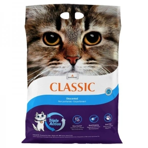 Nisip litiera pisici Intersand Classic, Triple Action, Odor Lock, 7kg
