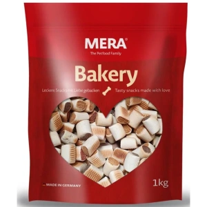 Recompense pentru caini Mera Biscuiti Rulouri Pui, Vita si peste, 1 Kg