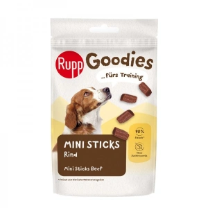 Recompense pentru caini, Rupp, mini sticks-uri cu vita, 60 gr