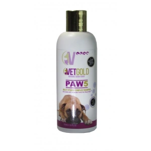 Sampon Vetgold Paw5, cu complex de vitamine, 250 ml