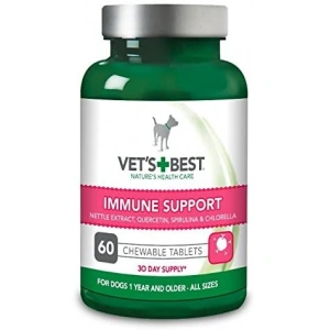 Supliment nutritiv pentru caini Vet's Best, sustinerea imunitatii, 60 tab