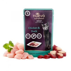 16 x Nuevo Adult, Pui si Rata, plic 85 g