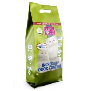 Asternut igienic pentru pisici Crystal Cat, Tofu, Sensitive, 5 L