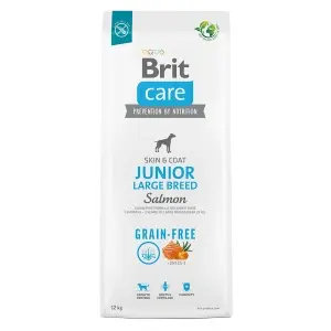 Brit Care Grain Free Junior Large Breed Somon si Cartofi 12 kg + 3 kg - Img 2