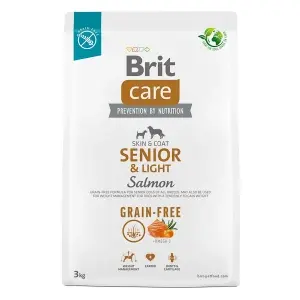 Brit Care Grain Free Senior & Light, Somon si Cartofi, 3 kg - Img 3