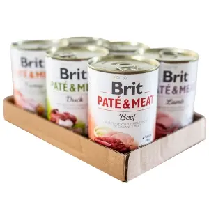 Brit Pate and Meat Mix Pack 6 x 400 g - Img 2