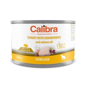 Calibra Cat Sterilised Curcan cu Merisoare 200 g