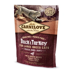 Carnilove Duck and Turkey for Large Breed Cats - Muscles, Bones, Joints 400 g