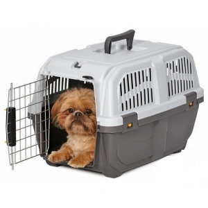 Cusca de transport pentru caini si pisici Iata Skudo 2, dimensiuni 55 x 36 x 35 cm