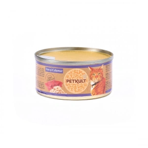 Hrana Umeda Pisici Petkult Cat Ton Calamar 80gr