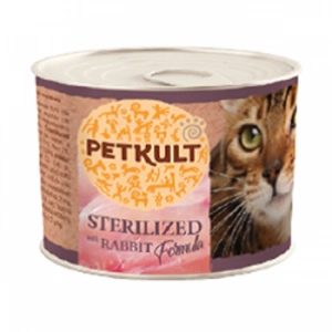 Hrana Umeda Pisici Petkult Sterilised Iepure 185 g