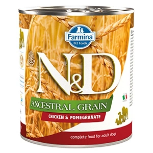 ND Dog Ancestral Grain Chicken and Pomegranate conserva 285 gr