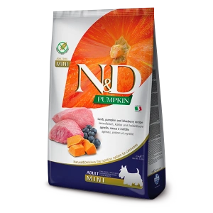 ND Dog GF Pumpkin Lamb and Blueberry Adult Mini 2.5 kg