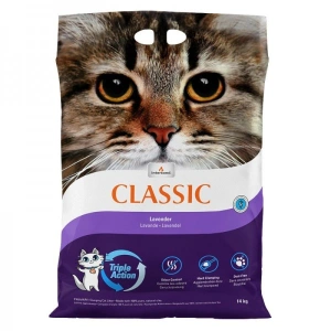 Nisip litiera pisici Intersand Classic, Lavanda, 14kg