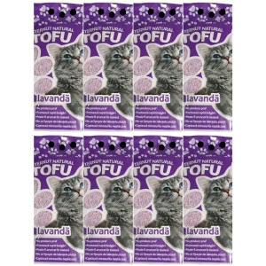 Pachet 8 x Nisip pentru pisici Mon Petit Ami Tofu LAVANDA 5L - Img 2