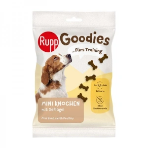 Recompense pentru caini, Rupp, mini oase cu pui, 200 gr