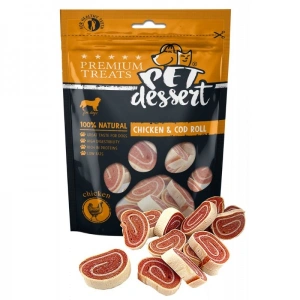 Recompense Pet’s Dessert Chicken & Cod Roll 80g