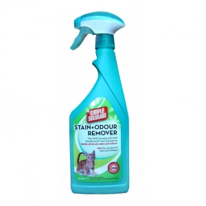 Solutie indepartare pete si mirosuri pisica, Bramton Simple Solution, 750 ml