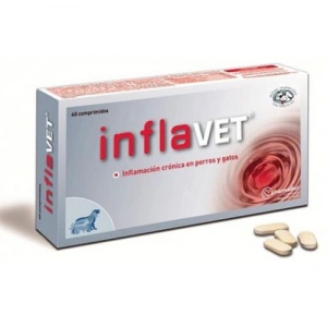Supliment nutritional pentru caini si pisici, Inflavet 60 tablete