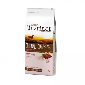 True Instinct Dog Original, Medium-Maxi Adult cu Miel, 12 kg