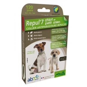 Zgarda Antiparazitara PILOU Caine Junior 35 cm