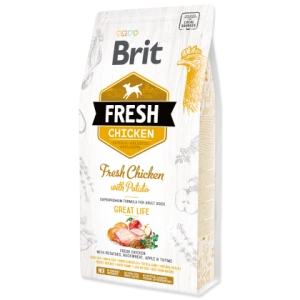 Brit Fresh, Pui proaspat si cartofi, 12kg