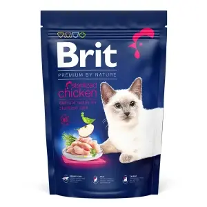 Brit Premium by Nature Cat Sterilized Chicken 8 kg + 1.5 kg cadou - Img 2