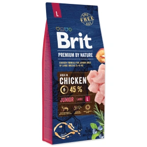 Brit Premium by Nature Junior L 15 kg + 3 kg