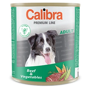 Calibra Premium Adult Beef and Vegetables 800 g