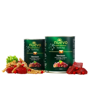 Conserva Nuevo Dog Adult Vanat si Afine 800 gr