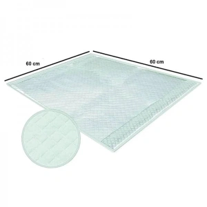 Covoras absorbant pentru caini Super Nappy, 60 x 60 cm, 50 bucati - Img 3