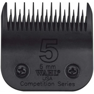 Cutit Wahl Ultimate negru, marimea 5 - 6 mm, pentru masina de tuns Wahl, Moser, Andis, Oster
