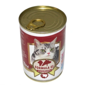 Hrana umeda pentru pisici, Formula ES, Vita, conserva 415 g