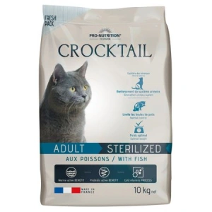 Hrana Uscata Completa Pisici Sterilizate Crocktail Peste 10 kg