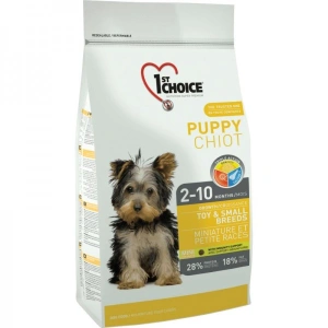 Hrana uscata pentru caini 1st Choice Talie mica & Toy, Puppy, 350g