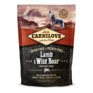 Hrana uscata pentru caini Carnilove, Adult, Miel & Mistret, 1.5 Kg