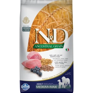 ND Ancestral Grain Dog Lamb and Blueberry Adult Medium and Maxi 2.5 kg