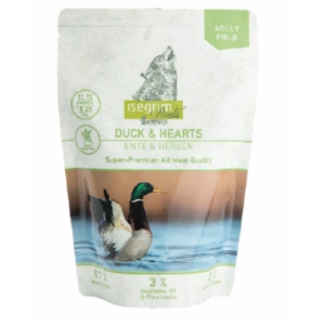 Plic Isegrim Dog Adult Rata si Inimi, 410 g