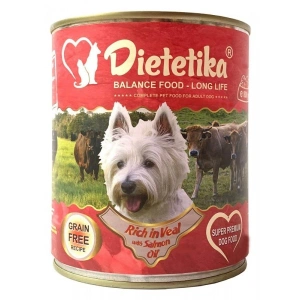Promo 5 + 1 Hrana umeda pentru caini, Dietetika Vitel, 800 gr