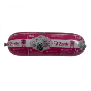 Salam pentru caini, Dietetika, cu sunca, 1 kg - Img 2