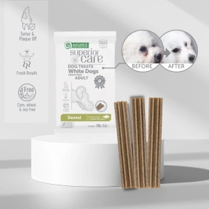 Superior Care White Dogs GF Recompense Hypoallergenic Dental cu Peste Alb 150 Gr - Img 6